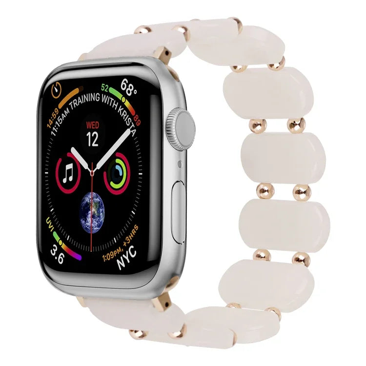 สายรัดนาฬิกาเรซินยืด สำหรับ Apple Watch Series 8 ขนาด 41 มม., 45 มม., Apple Watch SE 2022 ขนาด 40 มม., 44 มม., Series 7 ขนาด 41 มม., 45 มม.