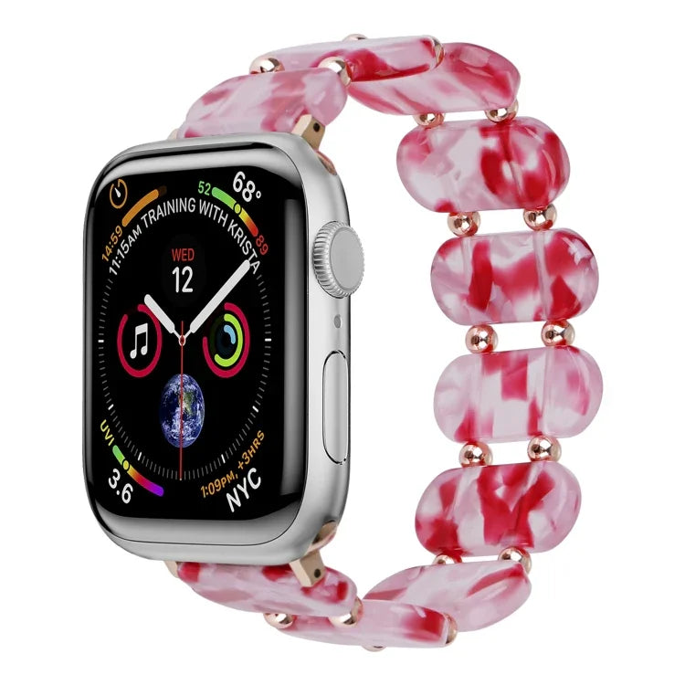 สายรัดนาฬิกาเรซินยืด สำหรับ Apple Watch Series 8 ขนาด 41 มม., 45 มม., Apple Watch SE 2022 ขนาด 40 มม., 44 มม., Series 7 ขนาด 41 มม., 45 มม.
