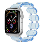 สายรัดนาฬิกาเรซินยืด สำหรับ Apple Watch Series 4 ขนาด 44 มม., 40 มม., Series 3 ขนาด 38 มม., 42 มม., Series 2 ขนาด 42 มม., 38 มม.