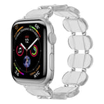 สายรัดนาฬิกาเรซินยืด สำหรับ Apple Watch Series 4 ขนาด 44 มม., 40 มม., Series 3 ขนาด 38 มม., 42 มม., Series 2 ขนาด 42 มม., 38 มม.