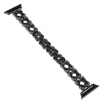 สายรัดนาฬิกาโลหะลายเพชรไขว้หัวใจ สำหรับ Apple Watch SE 2022 44mm, สำหรับ Apple Watch Series 7 41mm, สำหรับ Apple Watch Series 7 45mm, สำหรับ Apple Watch SE 40mm, สำหรับ Apple Watch SE 44mm, สำหรับ Apple Watch 6 40mm, สำหรับ Apple Watch Series 6 44mm