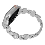 Gourd Diamond Metal Watch Band, For Apple Watch Series 4 44mm, For Apple Watch Series 4 40mm, For Apple Watch Series 3 38mm, For Apple Watch Series 3 42mm, For Apple Watch Series 2 42mm, For Apple Watch Series 2 38mm, For Apple Watch 42mm              ...