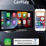 B5303 เครื่องเล่น MP5 รถยนต์พกพา 10.26 นิ้ว รองรับ CarPlay / Android Auto, B5303