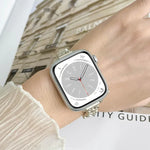 Metal Diamond Bear Chain Watch Band, For Apple Watch Series 4 44mm, For Apple Watch Series 4 40mm, For Apple Watch Series 3 38mm, For Apple Watch Series 3 42mm, For Apple Watch Series 2 42mm, For Apple Watch Series 2 38mm, For Apple Watch 42mm         ...