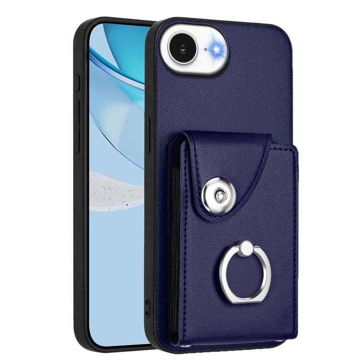 เคสโทรศัพท์พร้อมที่ใส่แหวนและกระเป๋าใส่บัตร Organ สำหรับ iPhone 17e / 16e, สำหรับ iPhone 17 Pro Max, สำหรับ iPhone 17 Pro, สำหรับ iPhone 17, สำหรับ iPhone Air, สำหรับ iPhone 16 Pro Max, สำหรับ iPhone 16 Pro, สำหรับ iPhone 16 Plus