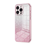 เคสโทรศัพท์เคลือบผงกลิตเตอร์ไล่ระดับสีแบบชุบไฟฟ้า สำหรับ iPhone 16 Pro, สำหรับ iPhone 16 Plus, สำหรับ iPhone 16, สำหรับ iPhone 15 Pro Max, สำหรับ iPhone 15 Pro, สำหรับ iPhone 15 Plus