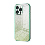 เคสโทรศัพท์เคลือบผงกลิตเตอร์ไล่ระดับสีแบบชุบไฟฟ้า สำหรับ iPhone 16 Pro, สำหรับ iPhone 16 Plus, สำหรับ iPhone 16, สำหรับ iPhone 15 Pro Max, สำหรับ iPhone 15 Pro, สำหรับ iPhone 15 Plus