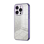 เคสโทรศัพท์เคลือบผงกลิตเตอร์ไล่ระดับสีแบบชุบไฟฟ้า สำหรับ iPhone 16 Pro, สำหรับ iPhone 16 Plus, สำหรับ iPhone 16, สำหรับ iPhone 15 Pro Max, สำหรับ iPhone 15 Pro, สำหรับ iPhone 15 Plus