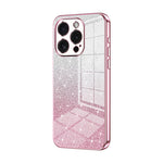เคสโทรศัพท์เคลือบผงกลิตเตอร์ไล่ระดับสีแบบชุบไฟฟ้า สำหรับ iPhone 16 Pro, สำหรับ iPhone 16 Plus, สำหรับ iPhone 16, สำหรับ iPhone 15 Pro Max, สำหรับ iPhone 15 Pro, สำหรับ iPhone 15 Plus