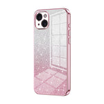 เคสโทรศัพท์เคลือบผงกลิตเตอร์ไล่ระดับสีแบบชุบไฟฟ้า สำหรับ iPhone 16 Pro, สำหรับ iPhone 16 Plus, สำหรับ iPhone 16, สำหรับ iPhone 15 Pro Max, สำหรับ iPhone 15 Pro, สำหรับ iPhone 15 Plus