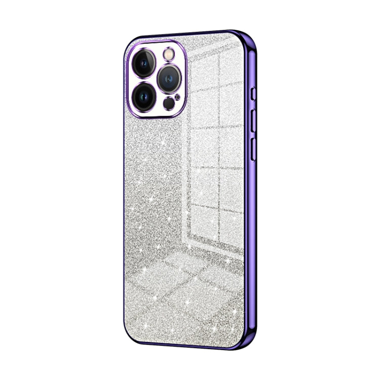 เคสโทรศัพท์เคลือบไฟฟ้ากลิตเตอร์ไล่ระดับสี สำหรับ iPhone 11 Pro Max, สำหรับ iPhone 11, สำหรับ iPhone 11 Pro, สำหรับ iPhone X / XS, สำหรับ iPhone XR, สำหรับ iPhone XS Max