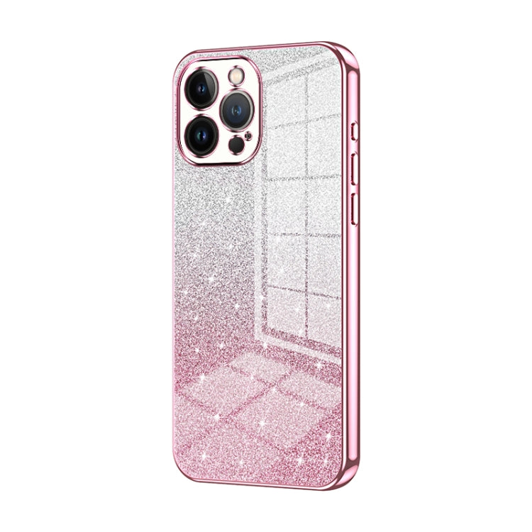เคสโทรศัพท์เคลือบไฟฟ้ากลิตเตอร์ไล่ระดับสี สำหรับ iPhone 11 Pro Max, สำหรับ iPhone 11, สำหรับ iPhone 11 Pro, สำหรับ iPhone X / XS, สำหรับ iPhone XR, สำหรับ iPhone XS Max
