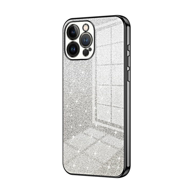 เคสโทรศัพท์เคลือบไฟฟ้ากลิตเตอร์ไล่ระดับสี สำหรับ iPhone 11 Pro Max, สำหรับ iPhone 11, สำหรับ iPhone 11 Pro, สำหรับ iPhone X / XS, สำหรับ iPhone XR, สำหรับ iPhone XS Max
