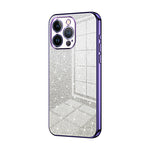เคสโทรศัพท์เคลือบไฟฟ้ากลิตเตอร์ไล่ระดับสี สำหรับ iPhone 11 Pro Max, สำหรับ iPhone 11, สำหรับ iPhone 11 Pro, สำหรับ iPhone X / XS, สำหรับ iPhone XR, สำหรับ iPhone XS Max