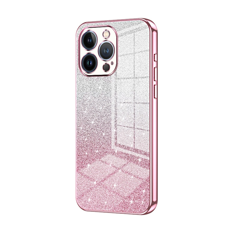 เคสโทรศัพท์เคลือบไฟฟ้ากลิตเตอร์ไล่ระดับสี สำหรับ iPhone 11 Pro Max, สำหรับ iPhone 11, สำหรับ iPhone 11 Pro, สำหรับ iPhone X / XS, สำหรับ iPhone XR, สำหรับ iPhone XS Max
