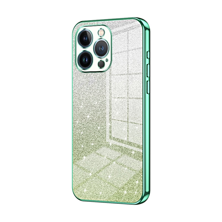 เคสโทรศัพท์เคลือบไฟฟ้ากลิตเตอร์ไล่ระดับสี สำหรับ iPhone 11 Pro Max, สำหรับ iPhone 11, สำหรับ iPhone 11 Pro, สำหรับ iPhone X / XS, สำหรับ iPhone XR, สำหรับ iPhone XS Max