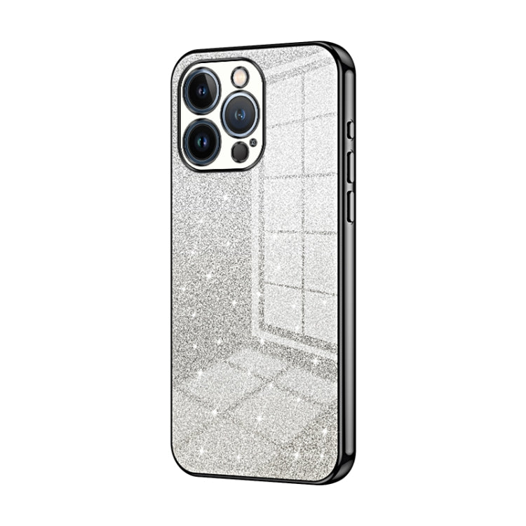 เคสโทรศัพท์เคลือบไฟฟ้ากลิตเตอร์ไล่ระดับสี สำหรับ iPhone 11 Pro Max, สำหรับ iPhone 11, สำหรับ iPhone 11 Pro, สำหรับ iPhone X / XS, สำหรับ iPhone XR, สำหรับ iPhone XS Max