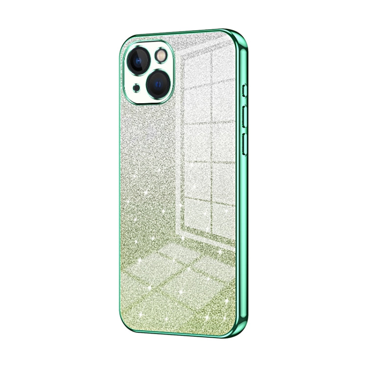 เคสโทรศัพท์เคลือบไฟฟ้ากลิตเตอร์ไล่ระดับสี สำหรับ iPhone 11 Pro Max, สำหรับ iPhone 11, สำหรับ iPhone 11 Pro, สำหรับ iPhone X / XS, สำหรับ iPhone XR, สำหรับ iPhone XS Max