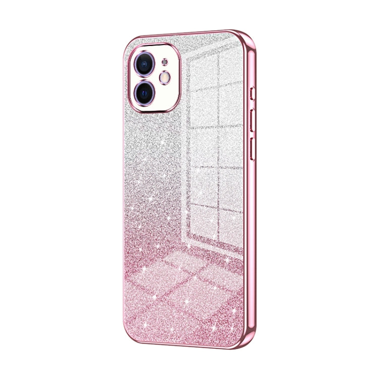 เคสโทรศัพท์เคลือบไฟฟ้ากลิตเตอร์ไล่ระดับสี สำหรับ iPhone 11 Pro Max, สำหรับ iPhone 11, สำหรับ iPhone 11 Pro, สำหรับ iPhone X / XS, สำหรับ iPhone XR, สำหรับ iPhone XS Max
