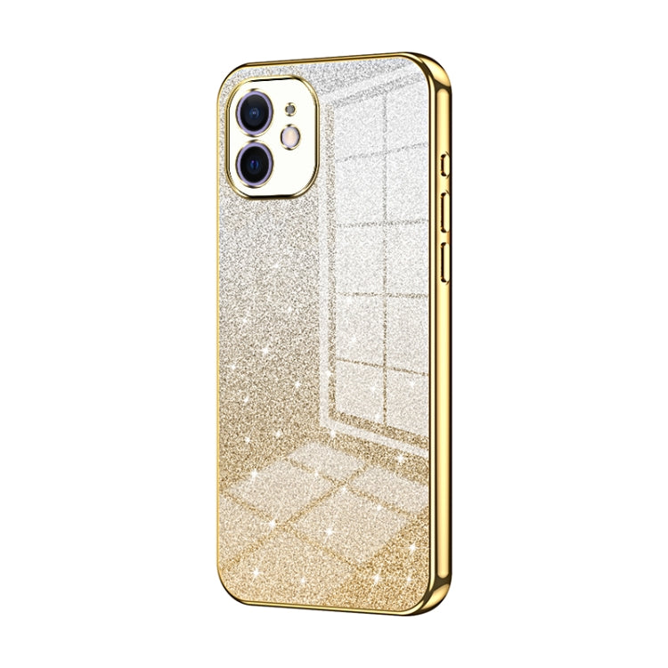 เคสโทรศัพท์เคลือบไฟฟ้ากลิตเตอร์ไล่ระดับสี สำหรับ iPhone 11 Pro Max, สำหรับ iPhone 11, สำหรับ iPhone 11 Pro, สำหรับ iPhone X / XS, สำหรับ iPhone XR, สำหรับ iPhone XS Max