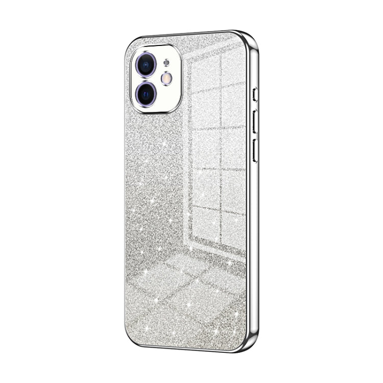 เคสโทรศัพท์เคลือบไฟฟ้ากลิตเตอร์ไล่ระดับสี สำหรับ iPhone 11 Pro Max, สำหรับ iPhone 11, สำหรับ iPhone 11 Pro, สำหรับ iPhone X / XS, สำหรับ iPhone XR, สำหรับ iPhone XS Max