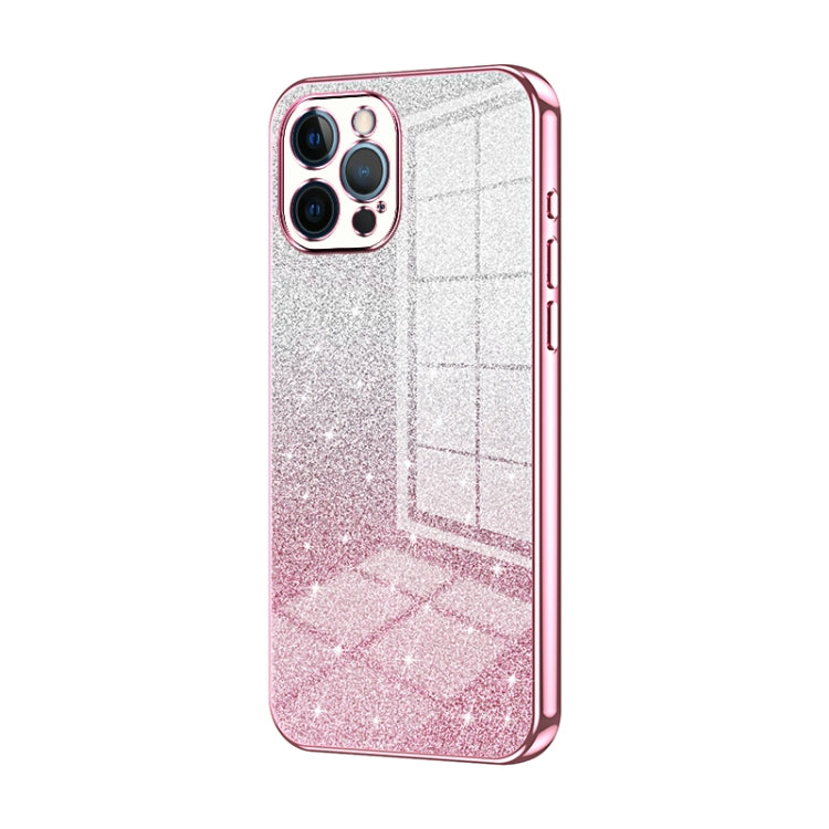 เคสโทรศัพท์เคลือบไฟฟ้ากลิตเตอร์ไล่ระดับสี สำหรับ iPhone 11 Pro Max, สำหรับ iPhone 11, สำหรับ iPhone 11 Pro, สำหรับ iPhone X / XS, สำหรับ iPhone XR, สำหรับ iPhone XS Max