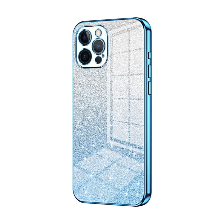เคสโทรศัพท์เคลือบไฟฟ้ากลิตเตอร์ไล่ระดับสี สำหรับ iPhone 11 Pro Max, สำหรับ iPhone 11, สำหรับ iPhone 11 Pro, สำหรับ iPhone X / XS, สำหรับ iPhone XR, สำหรับ iPhone XS Max