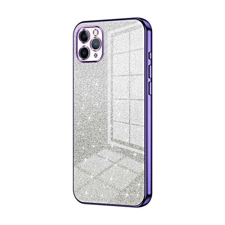 เคสโทรศัพท์เคลือบไฟฟ้ากลิตเตอร์ไล่ระดับสี สำหรับ iPhone 11 Pro Max, สำหรับ iPhone 11, สำหรับ iPhone 11 Pro, สำหรับ iPhone X / XS, สำหรับ iPhone XR, สำหรับ iPhone XS Max