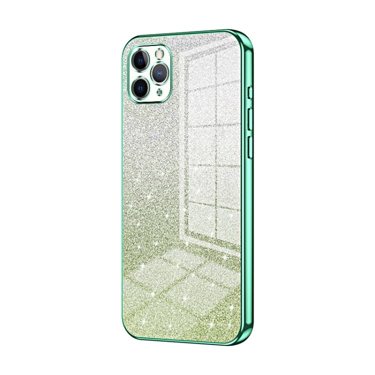 เคสโทรศัพท์เคลือบไฟฟ้ากลิตเตอร์ไล่ระดับสี สำหรับ iPhone 11 Pro Max, สำหรับ iPhone 11, สำหรับ iPhone 11 Pro, สำหรับ iPhone X / XS, สำหรับ iPhone XR, สำหรับ iPhone XS Max