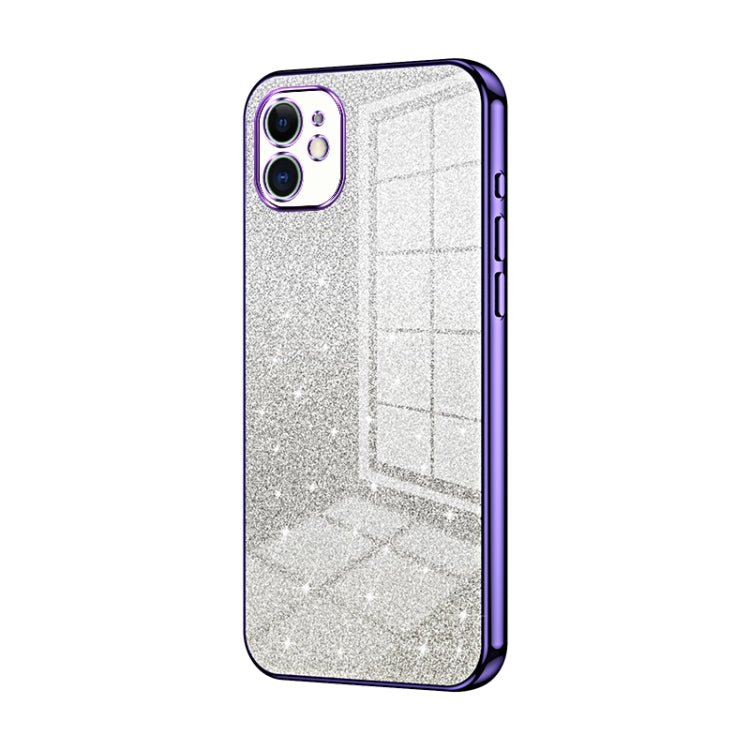 เคสโทรศัพท์เคลือบไฟฟ้ากลิตเตอร์ไล่ระดับสี สำหรับ iPhone 11 Pro Max, สำหรับ iPhone 11, สำหรับ iPhone 11 Pro, สำหรับ iPhone X / XS, สำหรับ iPhone XR, สำหรับ iPhone XS Max