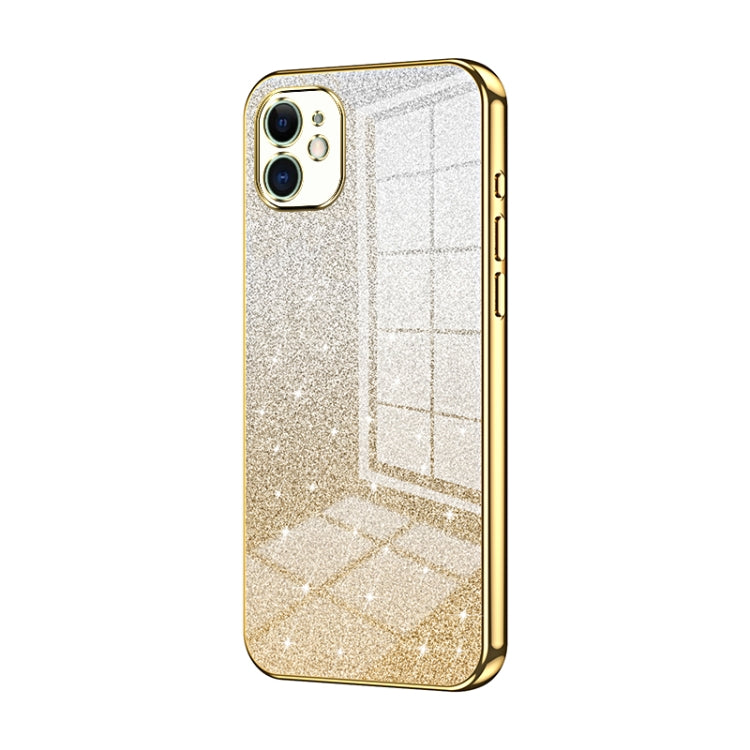 เคสโทรศัพท์เคลือบไฟฟ้ากลิตเตอร์ไล่ระดับสี สำหรับ iPhone 11 Pro Max, สำหรับ iPhone 11, สำหรับ iPhone 11 Pro, สำหรับ iPhone X / XS, สำหรับ iPhone XR, สำหรับ iPhone XS Max