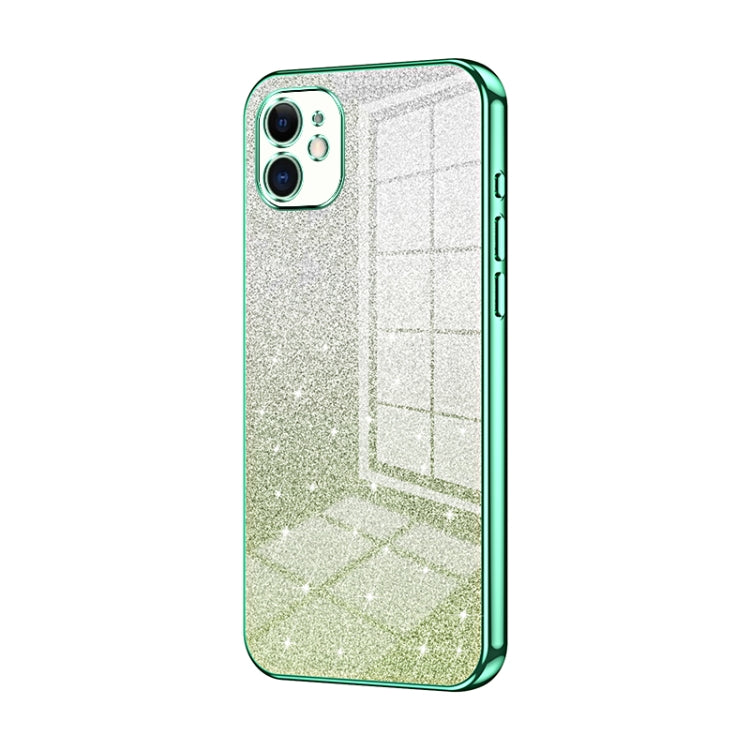 เคสโทรศัพท์เคลือบไฟฟ้ากลิตเตอร์ไล่ระดับสี สำหรับ iPhone 11 Pro Max, สำหรับ iPhone 11, สำหรับ iPhone 11 Pro, สำหรับ iPhone X / XS, สำหรับ iPhone XR, สำหรับ iPhone XS Max