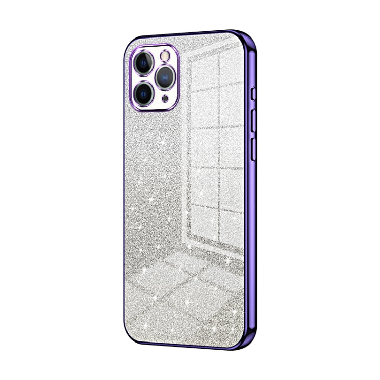 เคสโทรศัพท์เคลือบไฟฟ้ากลิตเตอร์ไล่ระดับสี สำหรับ iPhone 11 Pro Max, สำหรับ iPhone 11, สำหรับ iPhone 11 Pro, สำหรับ iPhone X / XS, สำหรับ iPhone XR, สำหรับ iPhone XS Max
