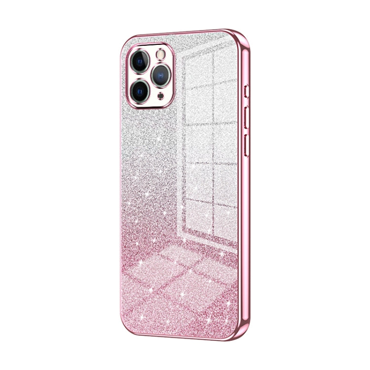 เคสโทรศัพท์เคลือบไฟฟ้ากลิตเตอร์ไล่ระดับสี สำหรับ iPhone 11 Pro Max, สำหรับ iPhone 11, สำหรับ iPhone 11 Pro, สำหรับ iPhone X / XS, สำหรับ iPhone XR, สำหรับ iPhone XS Max
