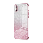 เคสโทรศัพท์เคลือบไฟฟ้ากลิตเตอร์ไล่ระดับสี สำหรับ iPhone 11 Pro Max, สำหรับ iPhone 11, สำหรับ iPhone 11 Pro, สำหรับ iPhone X / XS, สำหรับ iPhone XR, สำหรับ iPhone XS Max