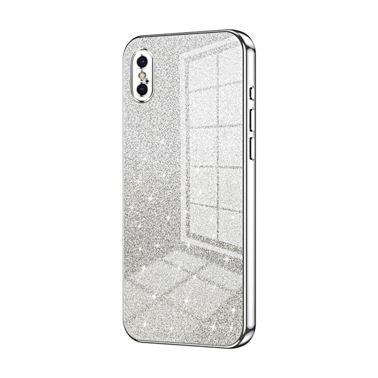 เคสโทรศัพท์เคลือบไฟฟ้ากลิตเตอร์ไล่ระดับสี สำหรับ iPhone 11 Pro Max, สำหรับ iPhone 11, สำหรับ iPhone 11 Pro, สำหรับ iPhone X / XS, สำหรับ iPhone XR, สำหรับ iPhone XS Max