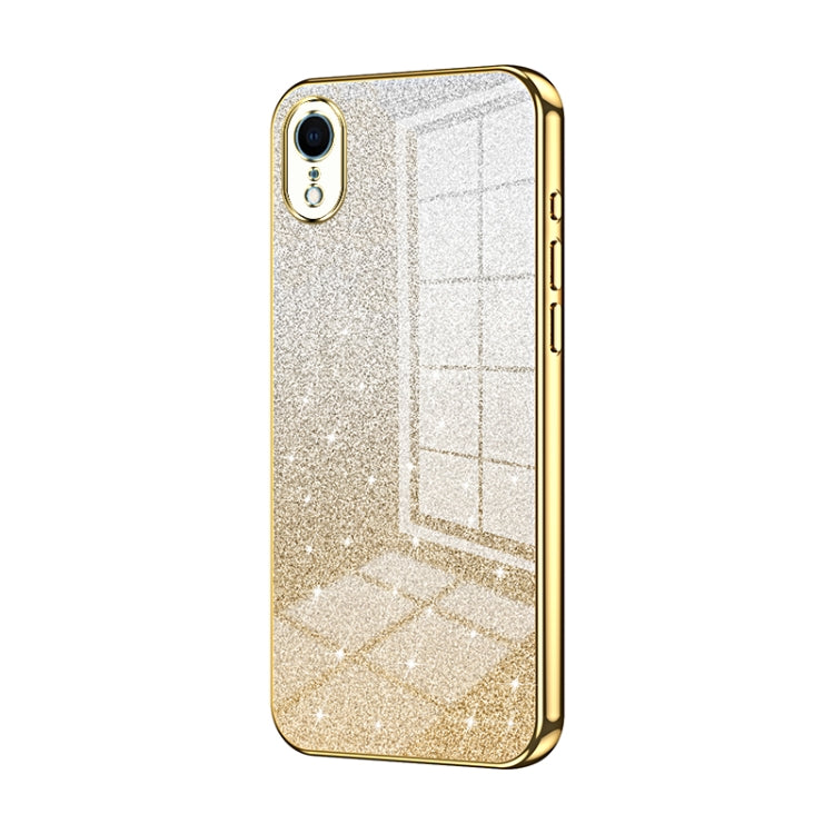 เคสโทรศัพท์เคลือบไฟฟ้ากลิตเตอร์ไล่ระดับสี สำหรับ iPhone 11 Pro Max, สำหรับ iPhone 11, สำหรับ iPhone 11 Pro, สำหรับ iPhone X / XS, สำหรับ iPhone XR, สำหรับ iPhone XS Max