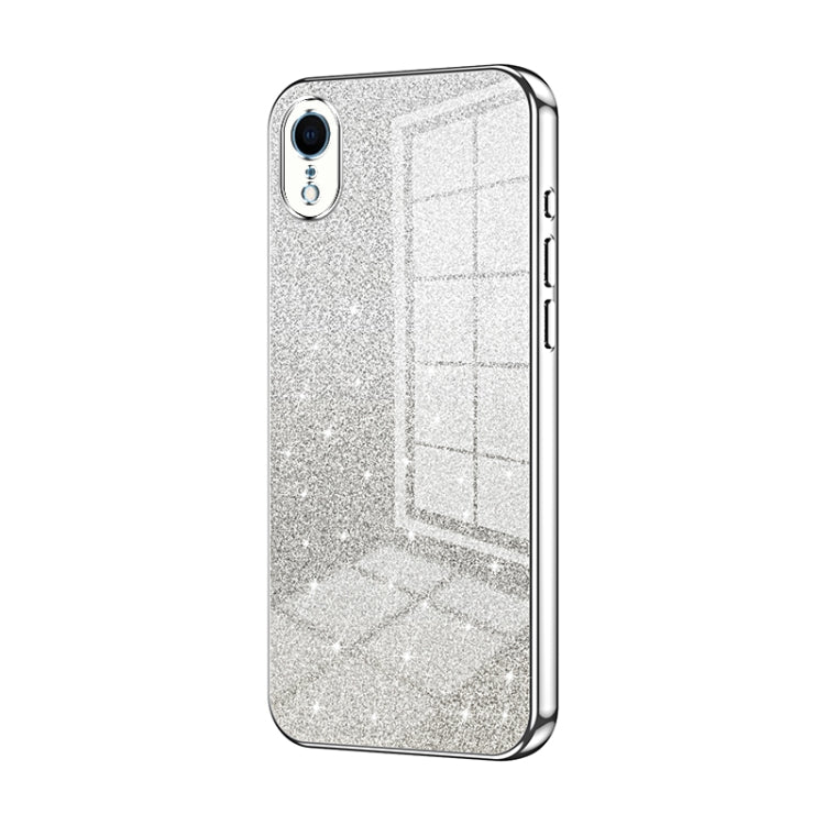 เคสโทรศัพท์เคลือบไฟฟ้ากลิตเตอร์ไล่ระดับสี สำหรับ iPhone 11 Pro Max, สำหรับ iPhone 11, สำหรับ iPhone 11 Pro, สำหรับ iPhone X / XS, สำหรับ iPhone XR, สำหรับ iPhone XS Max