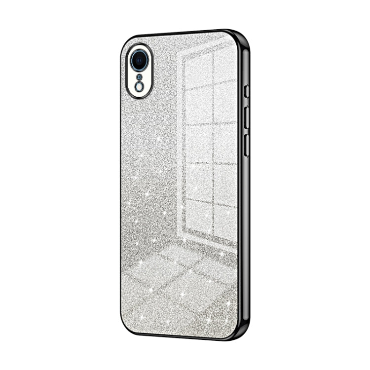 เคสโทรศัพท์เคลือบไฟฟ้ากลิตเตอร์ไล่ระดับสี สำหรับ iPhone 11 Pro Max, สำหรับ iPhone 11, สำหรับ iPhone 11 Pro, สำหรับ iPhone X / XS, สำหรับ iPhone XR, สำหรับ iPhone XS Max