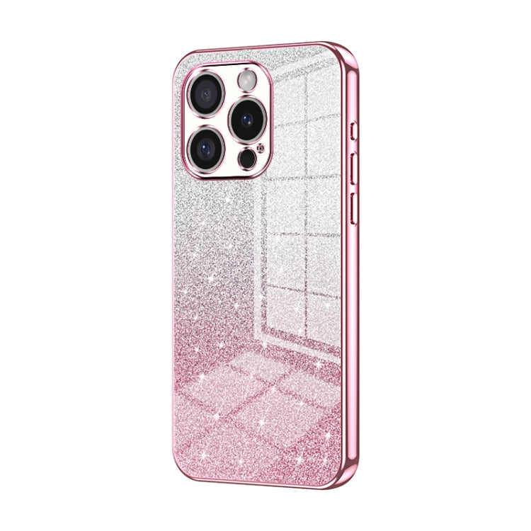เคสโทรศัพท์เคลือบผงกลิตเตอร์ไล่ระดับสีแบบชุบไฟฟ้า สำหรับ iPhone 16 Pro, สำหรับ iPhone 16 Plus, สำหรับ iPhone 16, สำหรับ iPhone 15 Pro Max, สำหรับ iPhone 15 Pro, สำหรับ iPhone 15 Plus