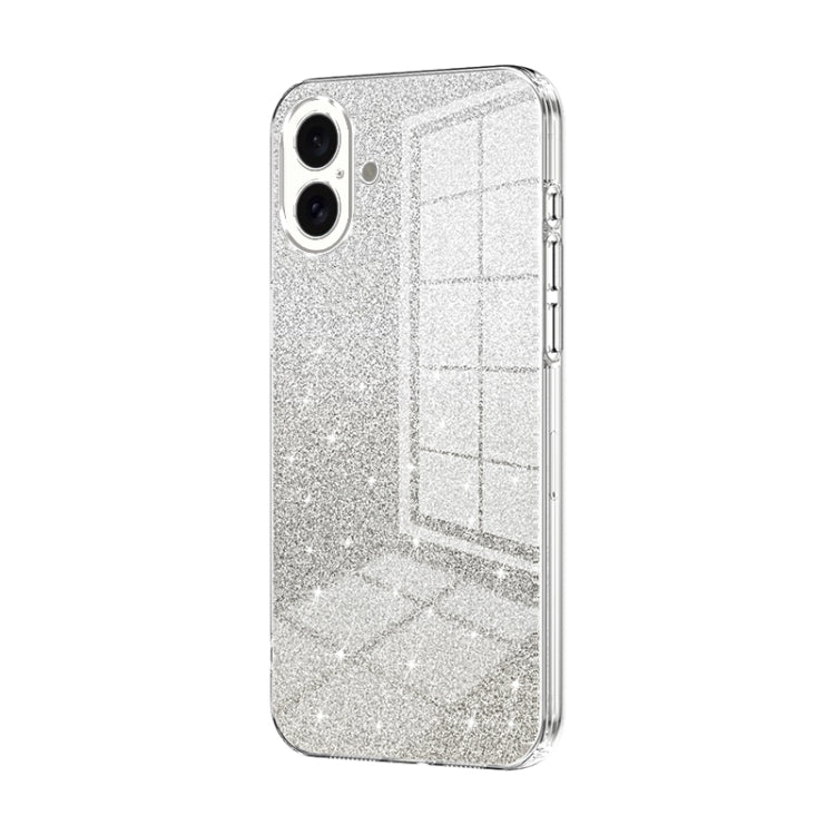 เคสโทรศัพท์เคลือบผงกลิตเตอร์ไล่ระดับสีแบบชุบไฟฟ้า สำหรับ iPhone 16 Pro, สำหรับ iPhone 16 Plus, สำหรับ iPhone 16, สำหรับ iPhone 15 Pro Max, สำหรับ iPhone 15 Pro, สำหรับ iPhone 15 Plus