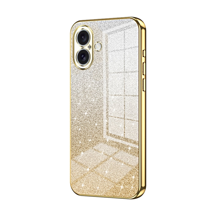 เคสโทรศัพท์เคลือบผงกลิตเตอร์ไล่ระดับสีแบบชุบไฟฟ้า สำหรับ iPhone 16 Pro, สำหรับ iPhone 16 Plus, สำหรับ iPhone 16, สำหรับ iPhone 15 Pro Max, สำหรับ iPhone 15 Pro, สำหรับ iPhone 15 Plus