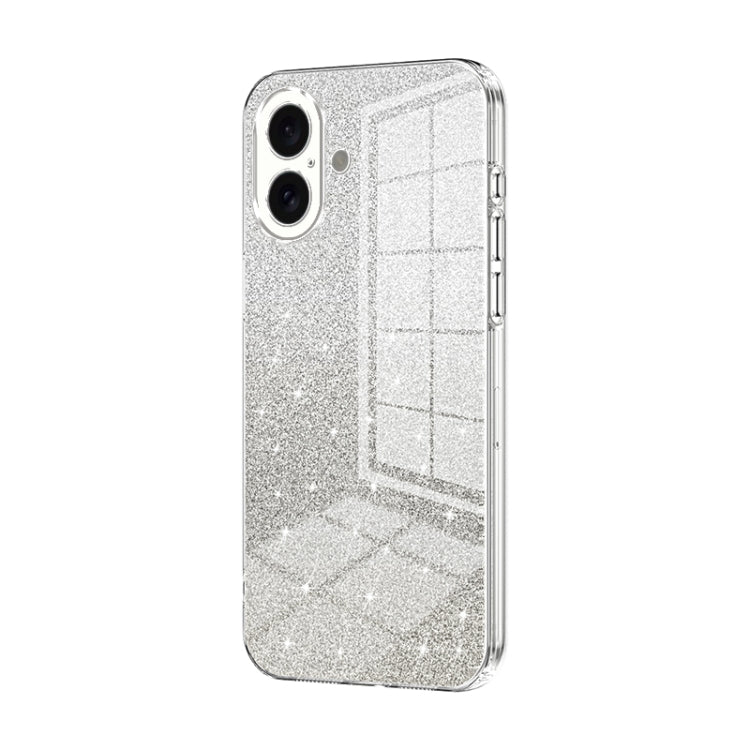 เคสโทรศัพท์เคลือบผงกลิตเตอร์ไล่ระดับสีแบบชุบไฟฟ้า สำหรับ iPhone 16 Pro, สำหรับ iPhone 16 Plus, สำหรับ iPhone 16, สำหรับ iPhone 15 Pro Max, สำหรับ iPhone 15 Pro, สำหรับ iPhone 15 Plus