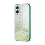 เคสโทรศัพท์เคลือบผงกลิตเตอร์ไล่ระดับสีแบบชุบไฟฟ้า สำหรับ iPhone 16 Pro, สำหรับ iPhone 16 Plus, สำหรับ iPhone 16, สำหรับ iPhone 15 Pro Max, สำหรับ iPhone 15 Pro, สำหรับ iPhone 15 Plus