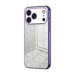 เคสโทรศัพท์เคลือบผงกลิตเตอร์ไล่ระดับสีแบบชุบไฟฟ้า สำหรับ iPhone 17e / 16e, สำหรับ iPhone 17 Pro Max, สำหรับ iPhone 17 Pro, สำหรับ iPhone 17, สำหรับ iPhone Air, สำหรับ iPhone 16 Pro Max