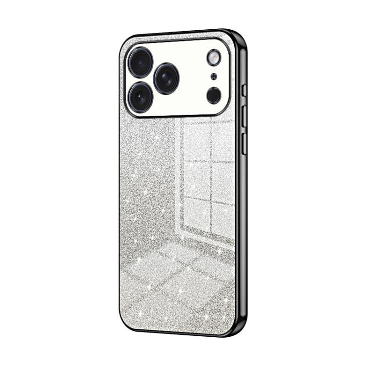เคสโทรศัพท์เคลือบผงกลิตเตอร์ไล่ระดับสีแบบชุบไฟฟ้า สำหรับ iPhone 17e / 16e, สำหรับ iPhone 17 Pro Max, สำหรับ iPhone 17 Pro, สำหรับ iPhone 17, สำหรับ iPhone Air, สำหรับ iPhone 16 Pro Max