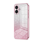 เคสโทรศัพท์เคลือบผงกลิตเตอร์ไล่ระดับสีแบบชุบไฟฟ้า สำหรับ iPhone 17e / 16e, สำหรับ iPhone 17 Pro Max, สำหรับ iPhone 17 Pro, สำหรับ iPhone 17, สำหรับ iPhone Air, สำหรับ iPhone 16 Pro Max