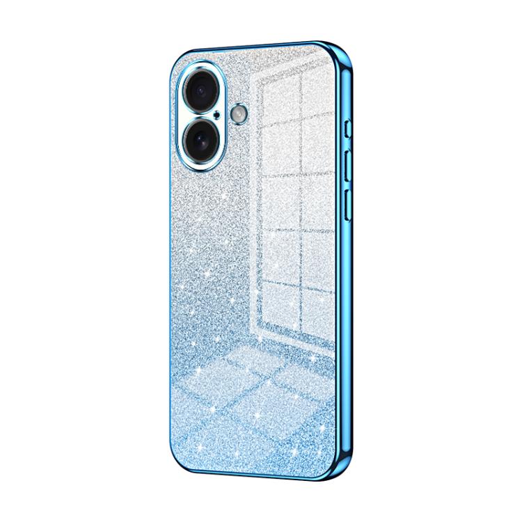 เคสโทรศัพท์เคลือบผงกลิตเตอร์ไล่ระดับสีแบบชุบไฟฟ้า สำหรับ iPhone 17e / 16e, สำหรับ iPhone 17 Pro Max, สำหรับ iPhone 17 Pro, สำหรับ iPhone 17, สำหรับ iPhone Air, สำหรับ iPhone 16 Pro Max