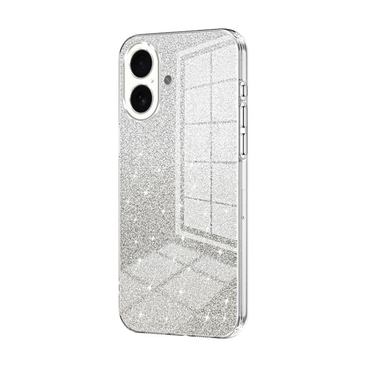 เคสโทรศัพท์เคลือบผงกลิตเตอร์ไล่ระดับสีแบบชุบไฟฟ้า สำหรับ iPhone 17e / 16e, สำหรับ iPhone 17 Pro Max, สำหรับ iPhone 17 Pro, สำหรับ iPhone 17, สำหรับ iPhone Air, สำหรับ iPhone 16 Pro Max