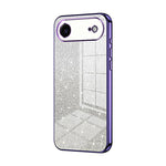 เคสโทรศัพท์เคลือบผงกลิตเตอร์ไล่ระดับสีแบบชุบไฟฟ้า สำหรับ iPhone 17e / 16e, สำหรับ iPhone 17 Pro Max, สำหรับ iPhone 17 Pro, สำหรับ iPhone 17, สำหรับ iPhone Air, สำหรับ iPhone 16 Pro Max